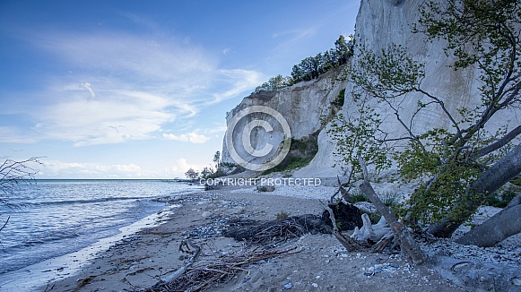 Denmark the limestone and chalk cliffs. Denmark the limestone and chalk cliffs.