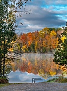 Wisconsin Northwoods Lake in Autumn