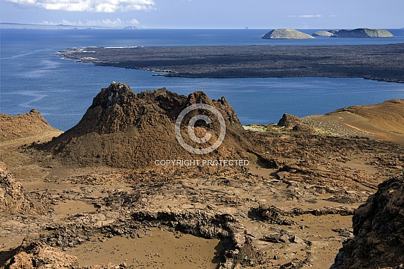 Volcanic landscape - Galapagos Islands - Ecuador