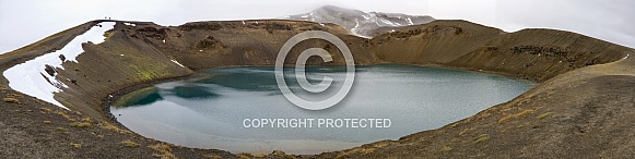 Volcanic crater - Krafla - Iceland