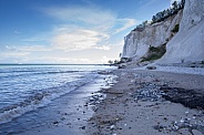 Denmark the limestone and chalk cliffs.