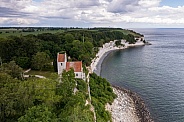 Denmark the limestone and chalk cliffs.