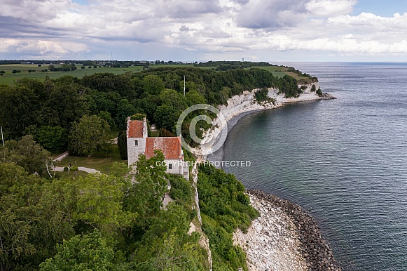 Denmark the limestone and chalk cliffs. Denmark the limestone and chalk cliffs.