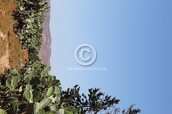 Landscape of the Eastern Rif Mountains (Morocco)