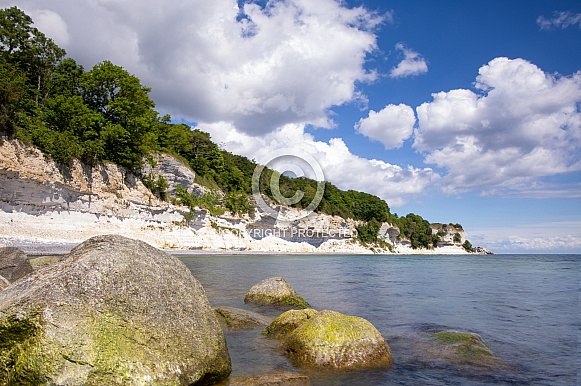 Denmark the limestone and chalk cliffs. Denmark the limestone and chalk cliffs.