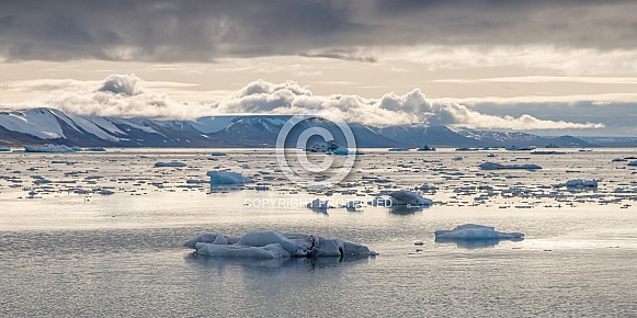 Landscape of Spitsbergen Landscape of Spitsbergen