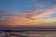 Sunset at low tide - Chatelaillon Plage - France