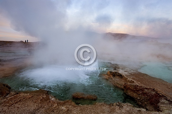 El Tatio geysers - Andes Mountains - Chile El Tatio geysers - Andes Mountains - Chile