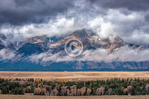 Teton Range during Storms Teton Range during Storms