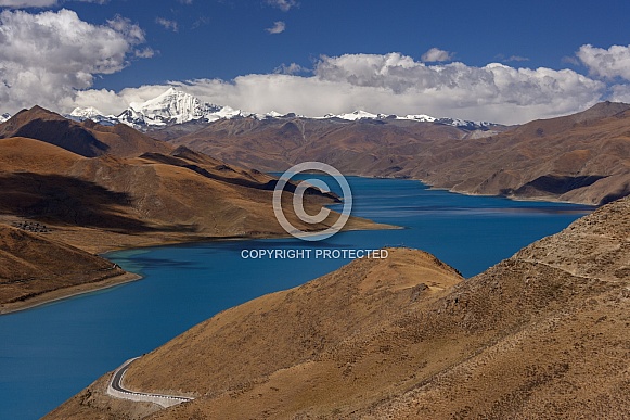 Yamdrok Lake - Tibetan Plateau - Tibet