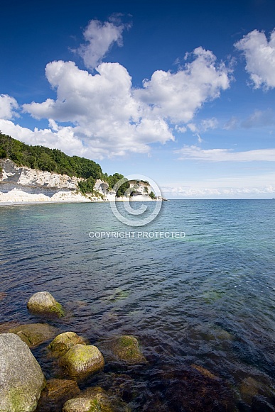 Denmark the limestone and chalk cliffs Denmark the limestone and chalk cliffs