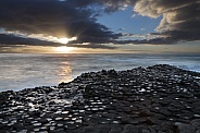 Dusk at the Giants Causeway - Northern Ireland
