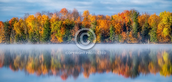 Northwoods Lake in Autumn
