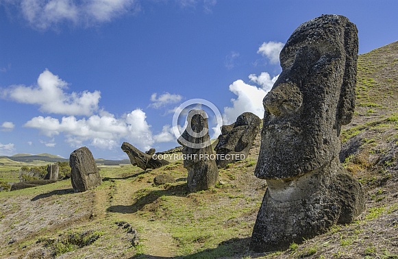 Landscape of Easter Island - South Pacific
