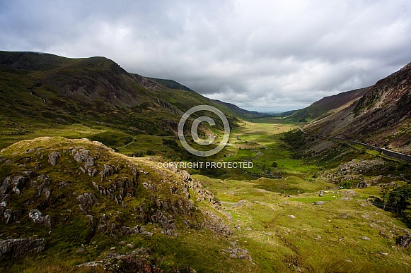 Nant Ffrancon valley Nant Ffrancon valley