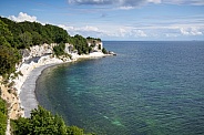 Denmark the limestone and chalk cliffs.