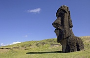 Moai statue on Easter Island