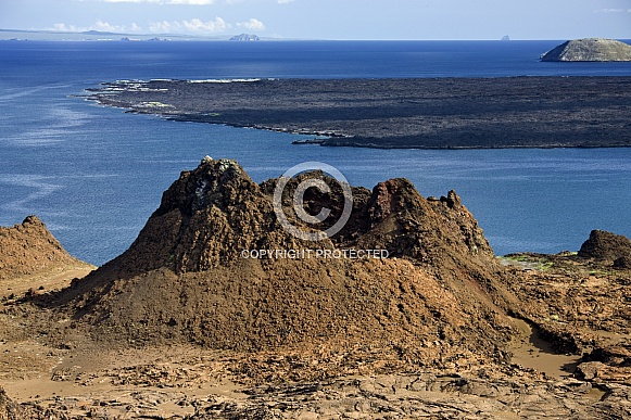 Volcanic landscape - Galapagos Islands - Ecuador Volcanic landscape - Galapagos Islands - Ecuador