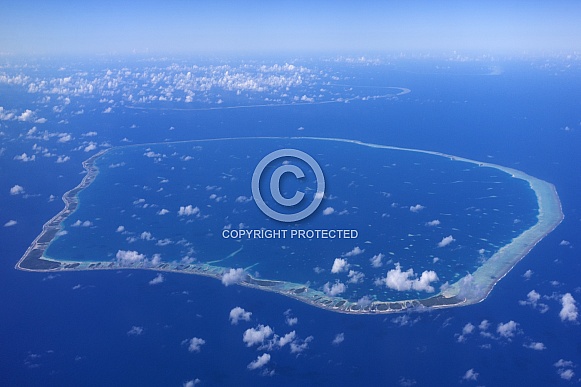 Coral Atoll in French Polynesia Coral Atoll in French Polynesia