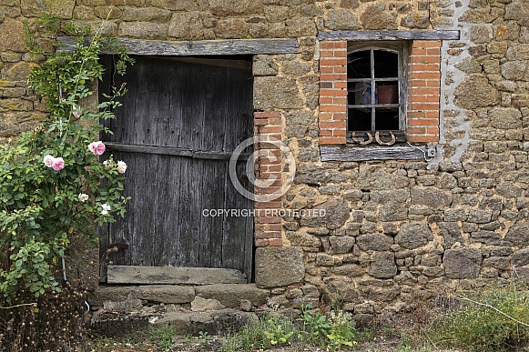 Rustic old agricultural building