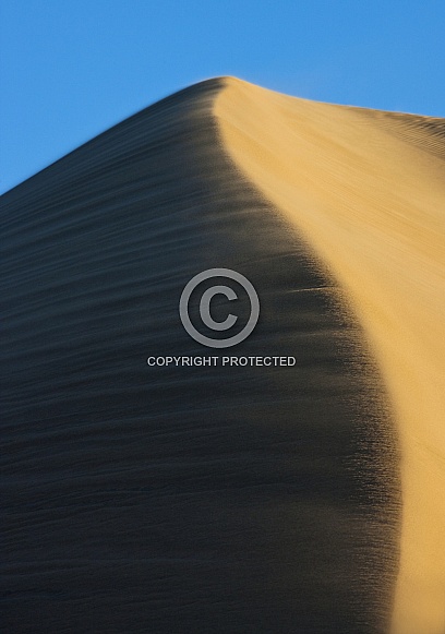 Windswept Dunes - Namib Desert - Namibia Windswept Dunes - Namib Desert - Namibia