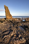 Rock Pinnacle at Cullen Beach - Scotland