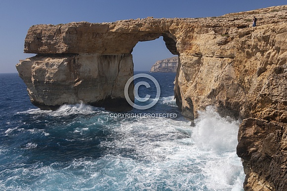 Azure Window Natural Arch - Malta Azure Window Natural Arch - Malta