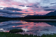 Sunset Sky at 3am in Alaska