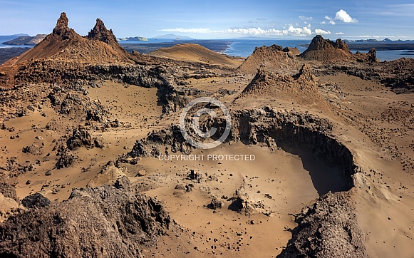 Galapagos Islands - Volcanic Landscape Galapagos Islands - Volcanic Landscape