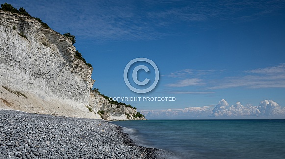 Denmark the limestone and chalk cliffs. Denmark the limestone and chalk cliffs.
