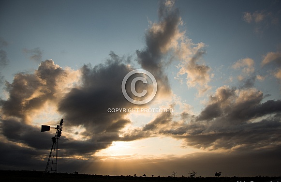 Windmill Sunrise Windmill Sunrise