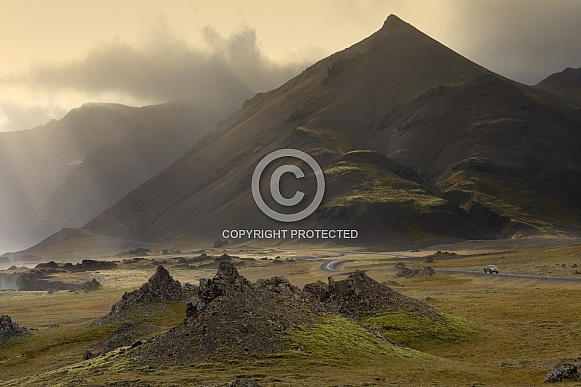 Volcanic Landscape near Stafafell - Iceland