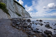 Denmark the limestone and chalk cliffs.