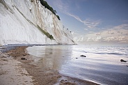 Denmark the limestone and chalk cliffs.