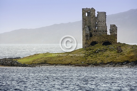 Remote landscape - Loch Assynt - Scotland Remote landscape - Loch Assynt - Scotland