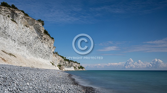 Denmark the limestone and chalk cliffs. Denmark the limestone and chalk cliffs.