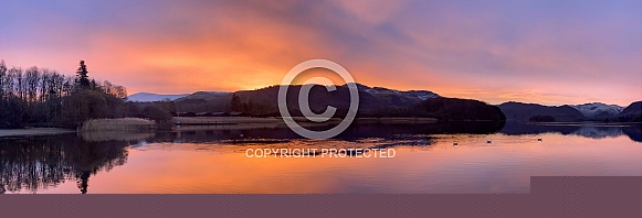 Dawn sunlight - Lake District - England