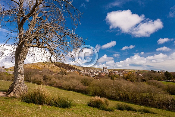 Corfe Village landscape Corfe Village landscape