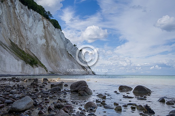 Denmark the limestone and chalk cliffs. Denmark the limestone and chalk cliffs.