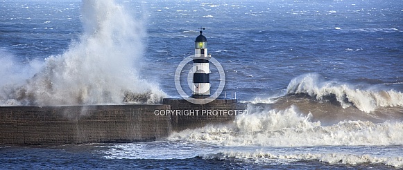 Bad Weather - Seaham Lighthouse