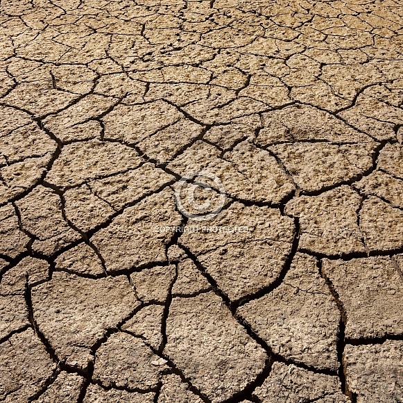Drought - Dry, Cracked Earth - Namibia