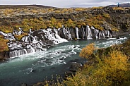 Hraunfossar Waterfalls - Iceland