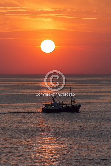 North Sea Sunset North Sea Sunset