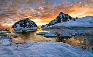 Midnight Sun - Antarctica