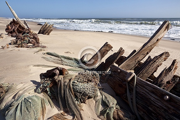 Shipwreck - Skeleton Coast - Namibia