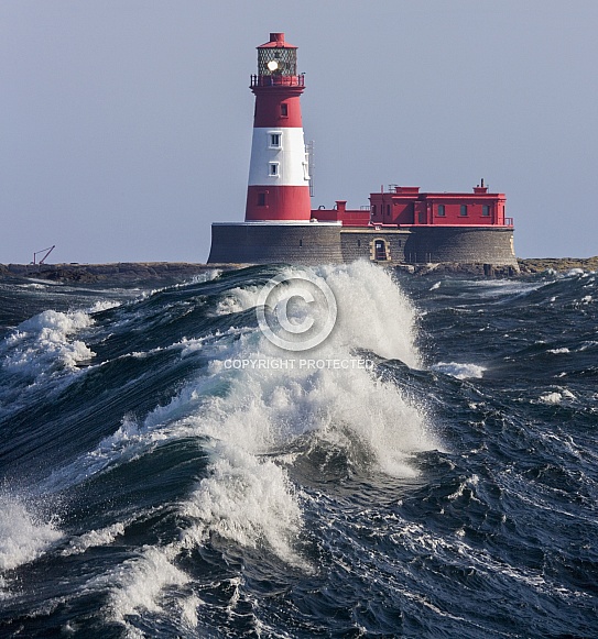 Longstone Lighthouse - Farne Islands - England Longstone Lighthouse - Farne Islands - England