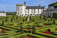 Formal gardens of Chateau Villandry