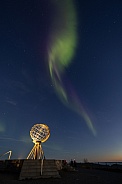 The northern lights, or the aurora borealis.