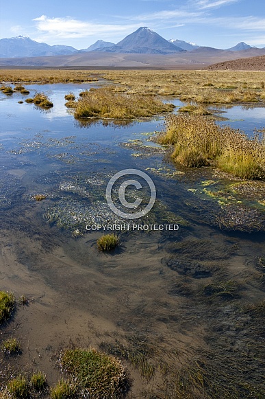Mount Licancabur Volcano - Atacama Desert - Chile Mount Licancabur Volcano - Atacama Desert - Chile