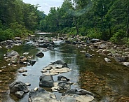 A Rocky Creek in the Mountains of Arkansas